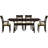 Sarah Solid Wood Top Four Leg Dining Set-16849105-16849112