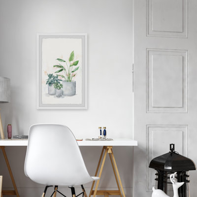 «Blooming Houseplants II», reproduction encadrée
