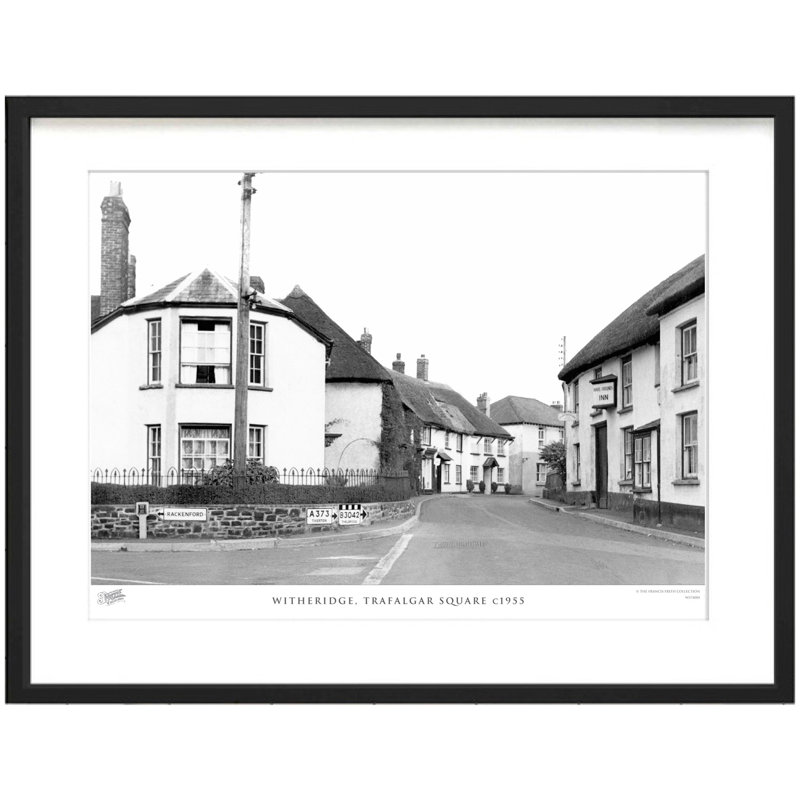 Witheridge, Trafalgar Square C1955 by Francis Frith - Single Picture Frame Print, 40cm H x 50cm W x 2.3cm D