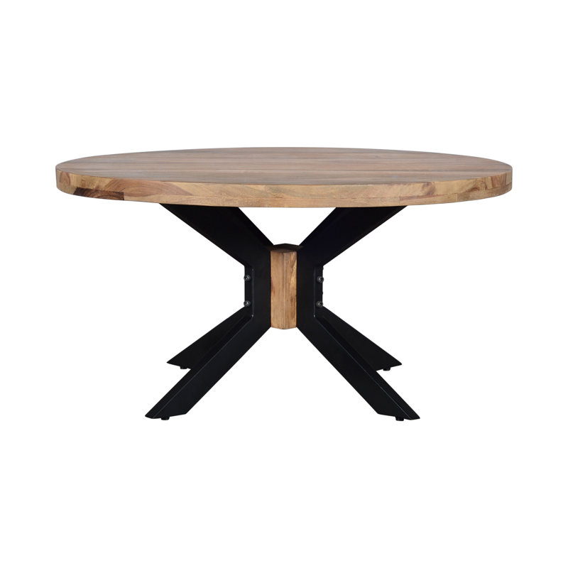 Sigala Solid Wood Top Single Coffee Table, Brown