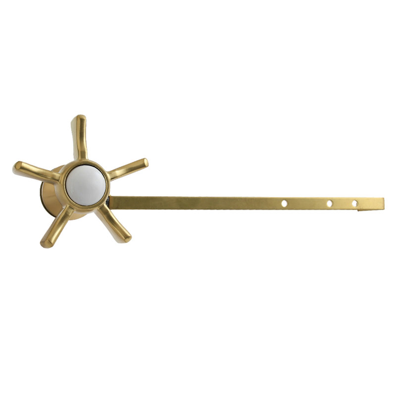 Kingston Brass Hamilton Universal Front Or Side Mount Toilet Tank Lever, Brushed Brass