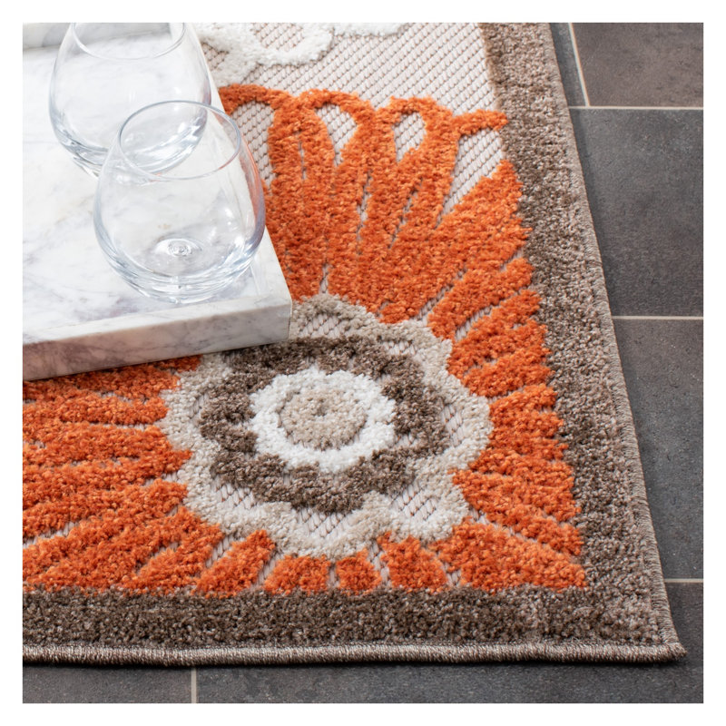 Tapis floral Giffords Performance, Rectangle 5 pi 5 po x 7 pi 7 po