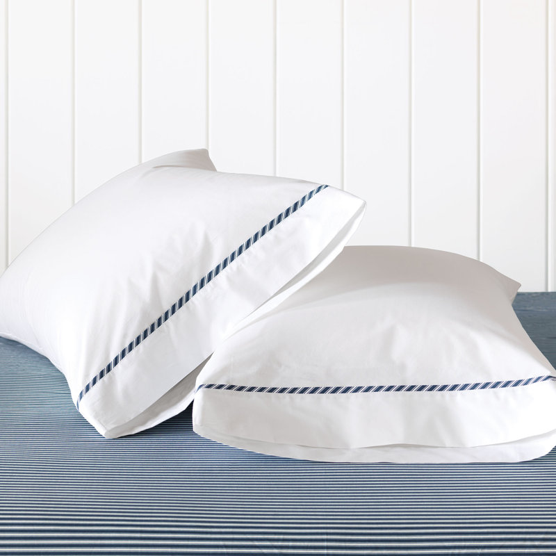 Hampton Pillow Case, King Pillowcase, Ink