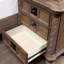 Table de chevet rustique 3 tons