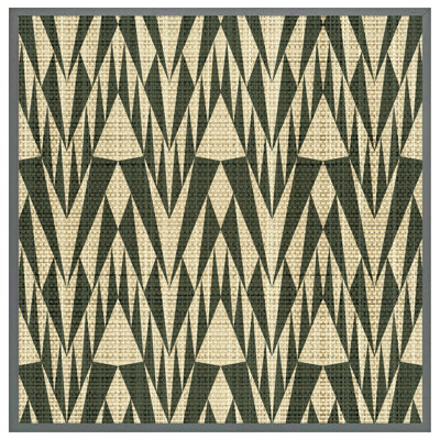 Crugers Geo Pattern - Single Picture Frame Print