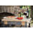 Cucina Elegante Kitchen Cart with Wood Top-19003835