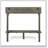 Outdoor Acacia Wood Balcony Bar Table, Gray Finish, Space-Saving And Stylish For Small Patios