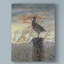 « quail on a poteau », reproduction de peinture à l’acrylique sur toile tendue-33519383