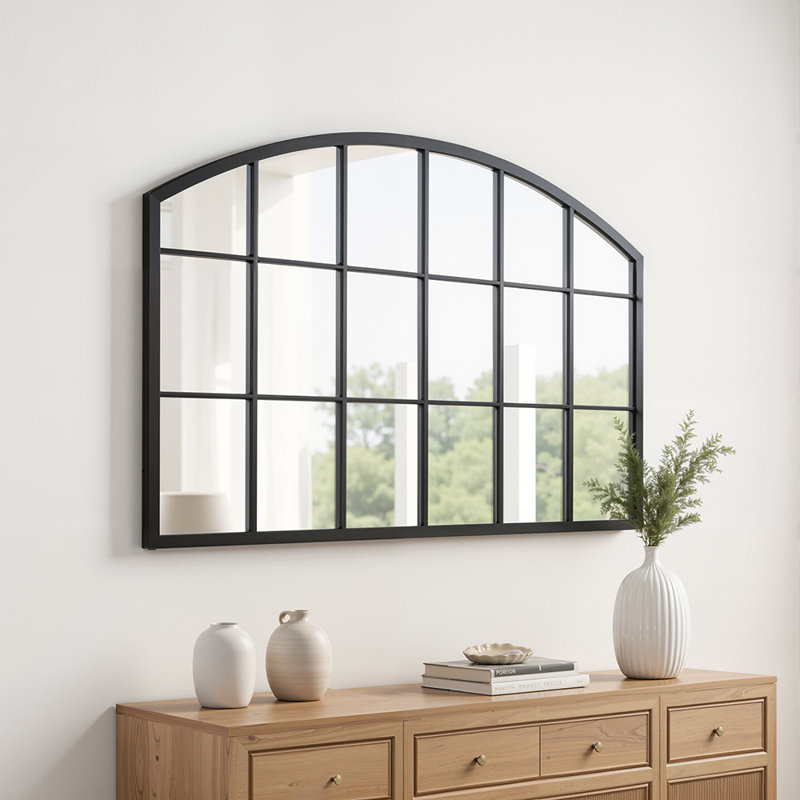 Metal Arch Mirror, 70" x 110"