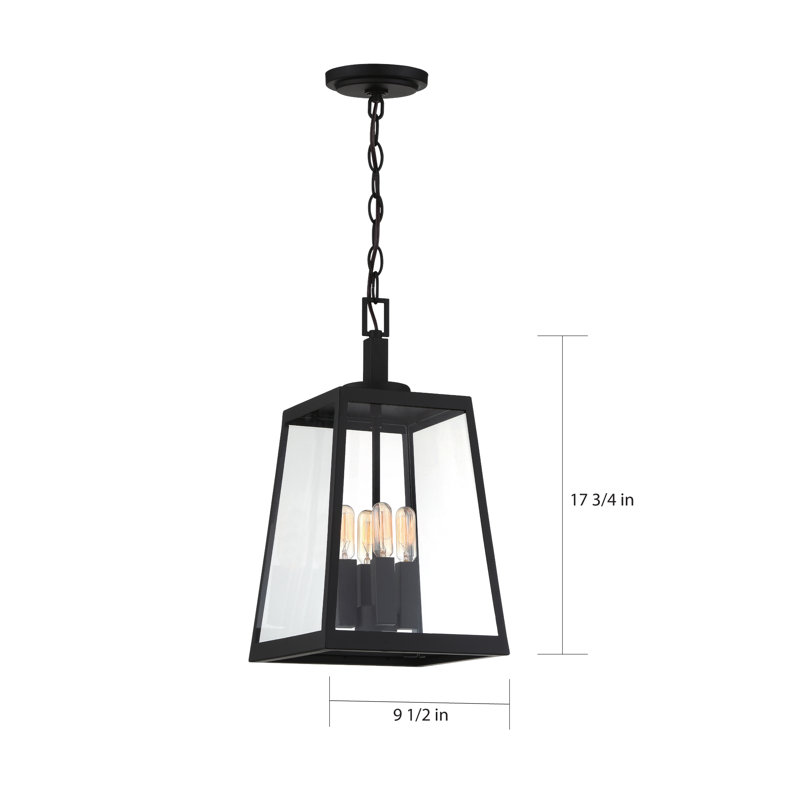 Allistir 4 - Light Outdoor Hanging Lantern