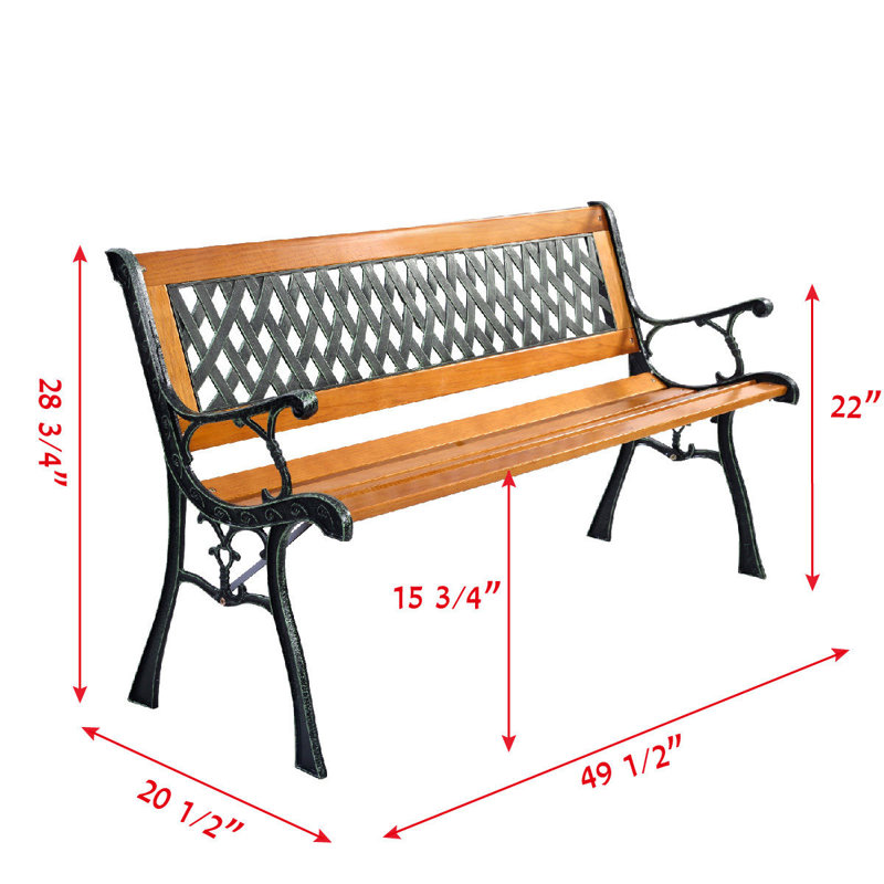 Banc de jardin Hartzog