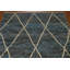 Tapis bleu marocain oriental fait à la main 5 x 7