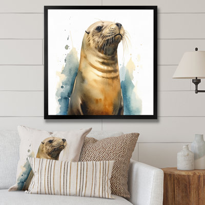 Curieux otarie I - animaux, impressions sur toile