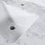 Plateau de meuble-lavabo simple en marbre blanc avec lavabo 43 po Berlind-2107702765-2111239926
