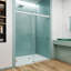 Opal Mirage MCOCOD 56" - 60" W x 79" H Single Sliding Frameless Soft-closing Shower Door with 3/8" (10mm)Clear Glass-99078761