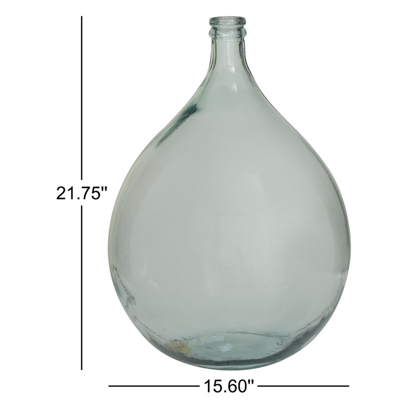 Vase de table en verre 16,8 po Cole
