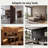 2PC x 106" x 20.5" 3D Acoustic Wood Slat Wall Panels, Decorative Soundproof  Panels for  Ceiling and Wall-746495785