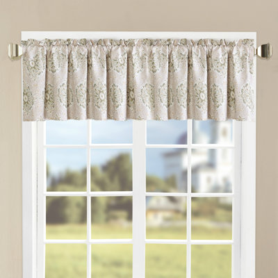 Ikat Scalloped Window Valance
