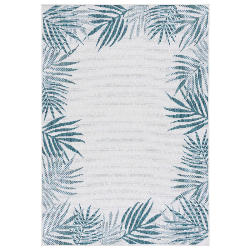 Beach House Performance Floral Indoor/Outdoor Area Rug, Rectangle 9' x 12'
