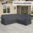 Armando 78'' Wide Triangle Aluminum Patio Sectional Sofa Cover