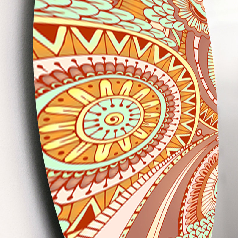 Abstract Wall Decor on Metal