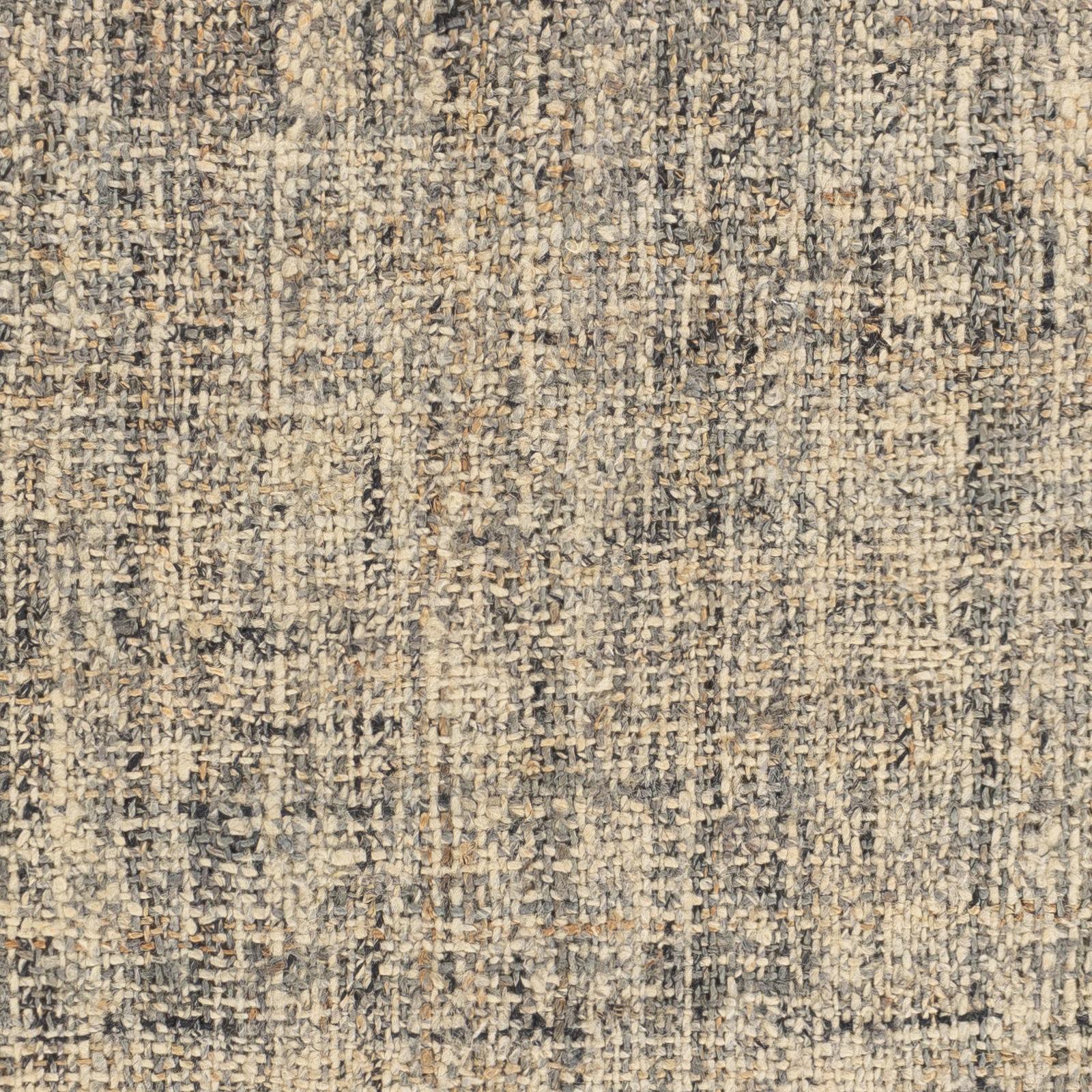 Bedivere Gray Beige Hand-Woven Jute Rug, Rectangle 5' x 7'6"