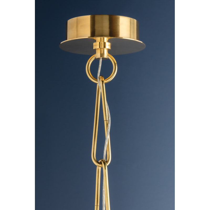 Huntington 6 - Light LED Chandelier, Aged Old Bronze