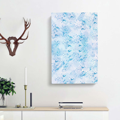 Ocean Patterns In Abstract - Wrapped Canvas Painting