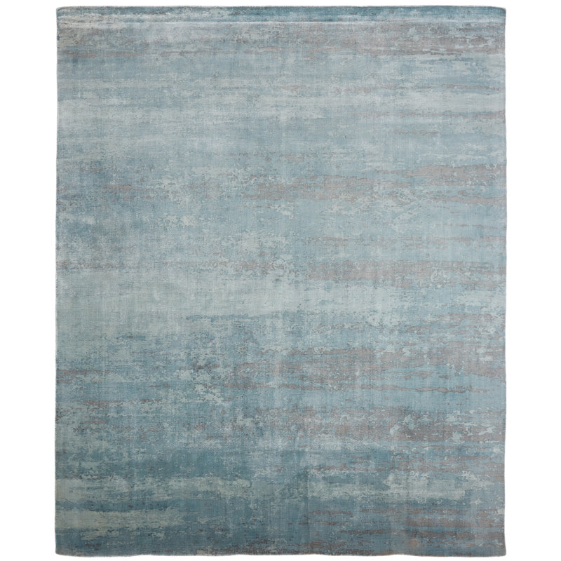 Eclectic Area Rug in Blue, Rectangle 2' x 3'