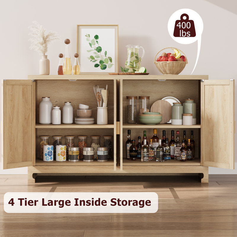 Buffet 15,75 po Andray, Naturel / chêne