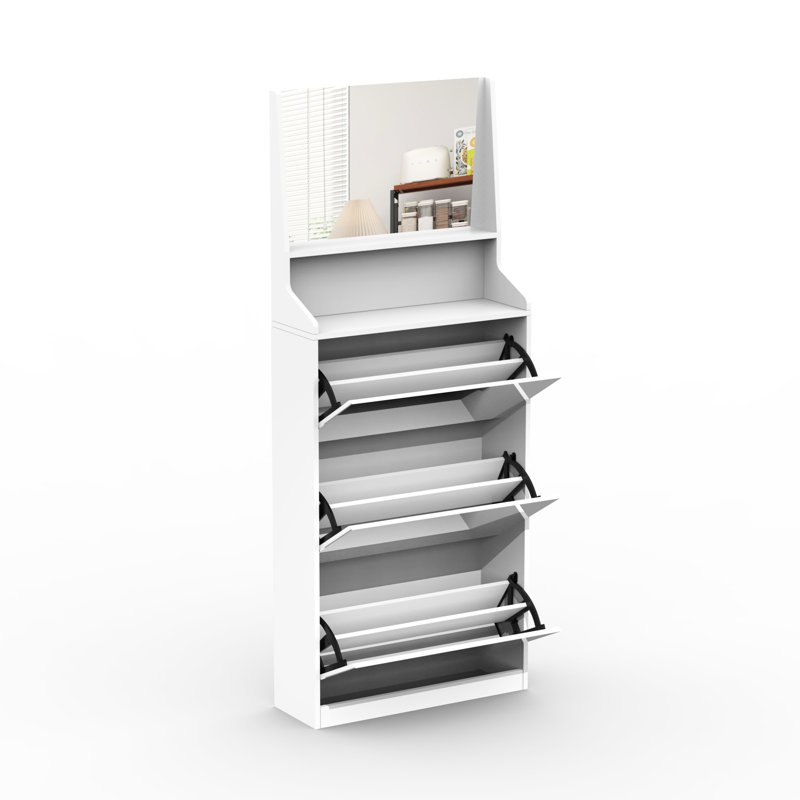 Armoire à chaussures Space avec miroirs pour le couloir