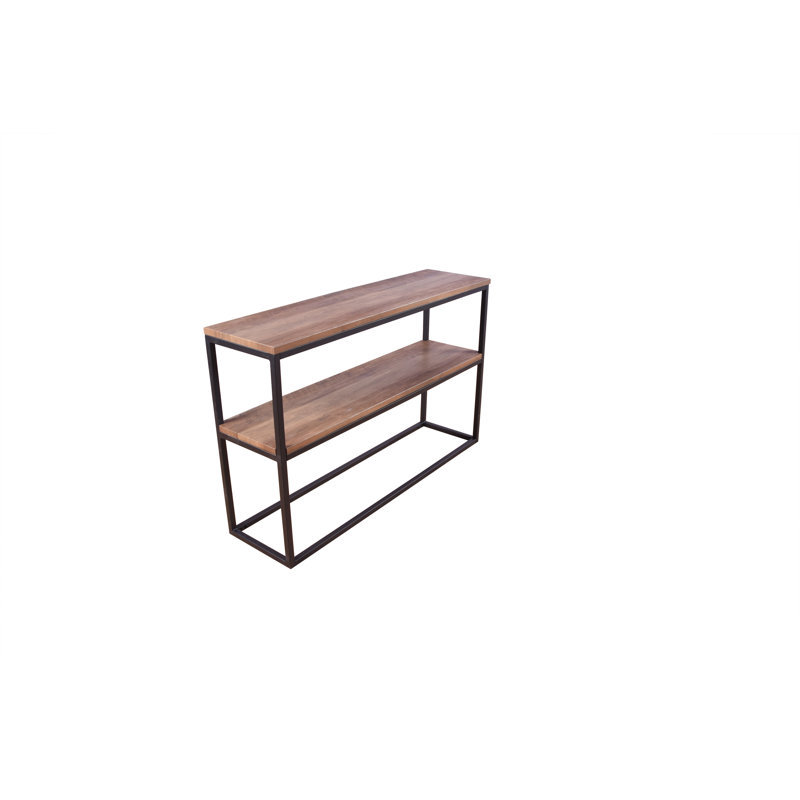 Derron Frame End Table, Black, Vintage 