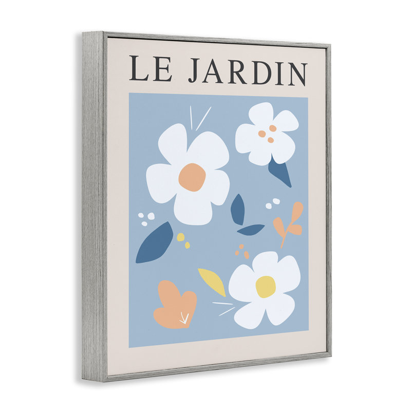 Giclée encadrée «Le Jardin» par Anna Quach, Estampe numérique Farmhouse, H 30 po x l 24 po