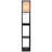 Maxwell 63 in. USB and Wireless Charging LED Floor Lamp with White Fabric Square Shade