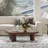 Cloud-shaped 3-legged Wooden Coffee Table, Coffee Table Walnut Finish - Organic Curved Silhouette For Modern Living Rooms