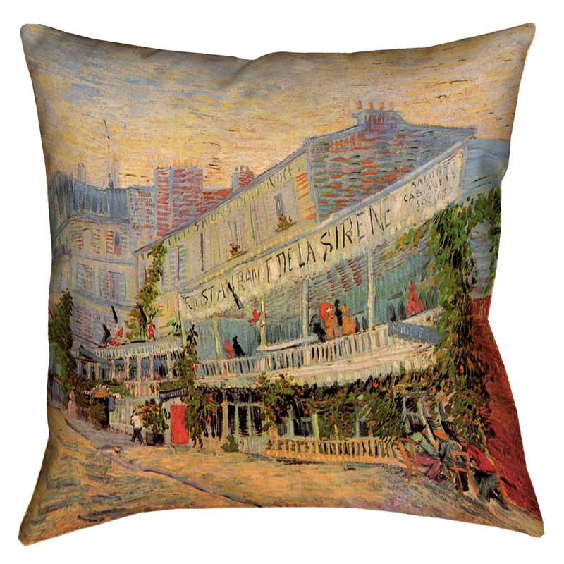 Coussin décoratif Vincent de Van Gogh, 16 po x 16 po