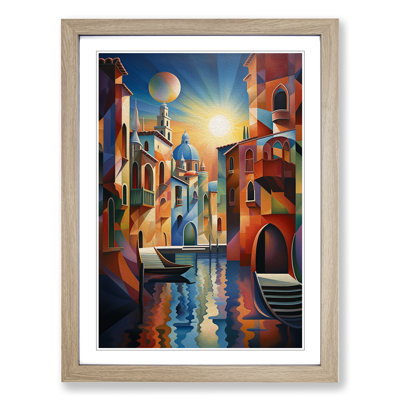 Venice Futurism Art - Framed Print