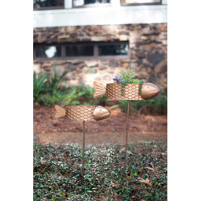  Ensemble de deux poteaux en métal pour jardin