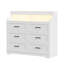 Nordic Glow Dressers Solid Wood 73 cm W Chest of 4 Drawers-845489447