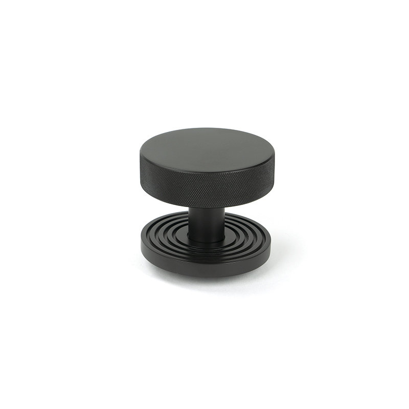 Brompton Single Dummy Door Knob , Aged Bronze