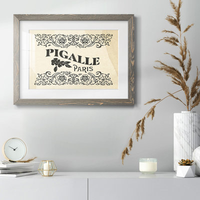 Étiquette française antique III