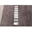 Tapis gris en laine noué à la main Freddick-624422484