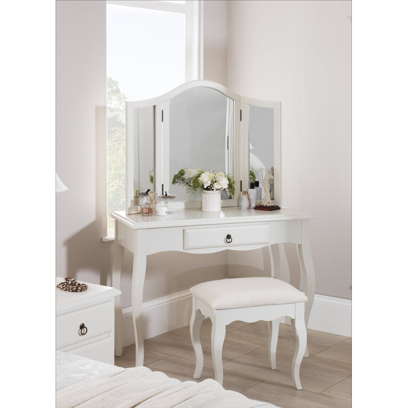 Leyiah Wood Concave Wall Mirror