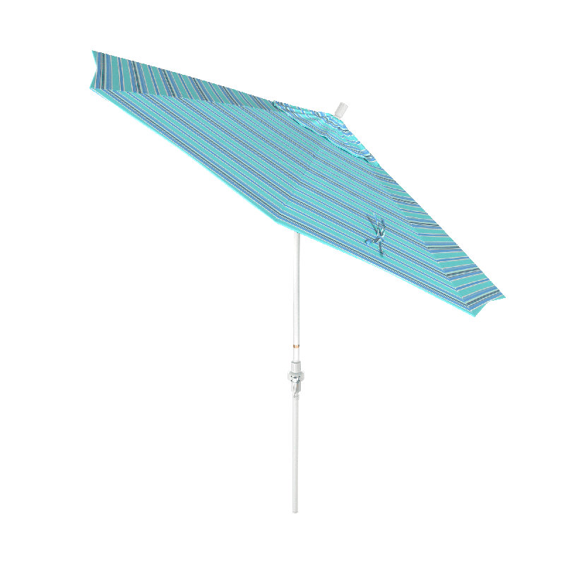 Parasol de marché 108 po Stephenville, Sunbrella® Dolce à rayures oasis