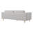 90.94‘’ Upholstered Sofa with Wood Legs-124000588