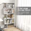 Nafeeza 192cm H x 80cm W Geometric Bookcase-25275875-25275874