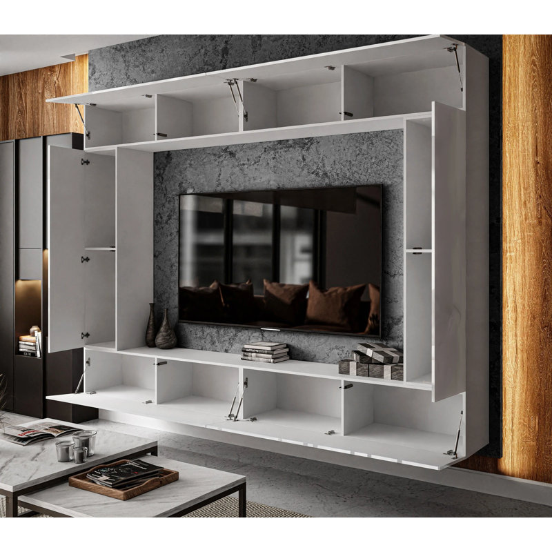 Cellan Unfinished Floating TV Stand for TVs up to 88"