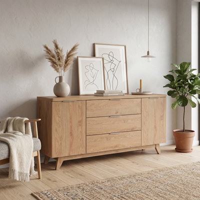 Arriaga 160cm 3 Drawer Sideboard
