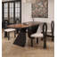 Table de salle à manger en bois massif avec pieds de table créatifs de style médiéval-1867128585