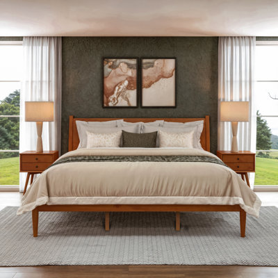 Aldiana Wood Platform Bed
